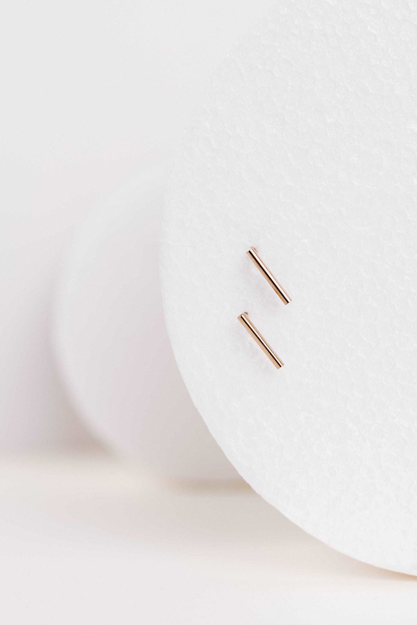 Náušnice Trubičky 1,5cm - visící