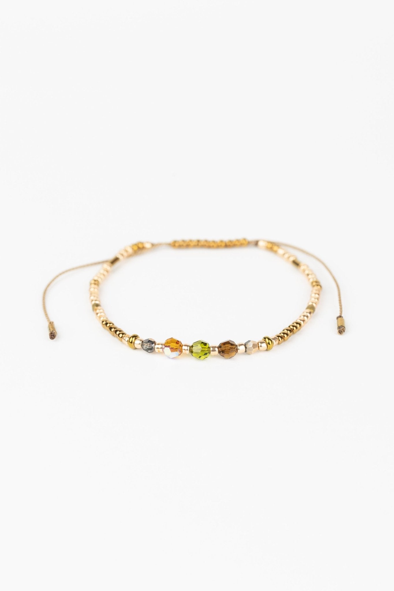 Náramek ze skleněných korálků - annakubicova.cz